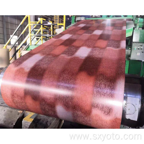 PPGI Colour Coated Sheet Reddish Designer Glossy Finish and Matte Finish  PPGL Manufactory